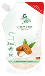 Folyékony szappan utántöltő, 0,5 l, FROSCH, mandulatej