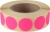 Etikett, 20 mm kör, 1000 etikett/tekercs, rózsaszín